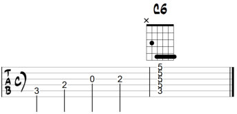 C6 chord