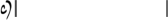 Time signature C)